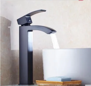 

Brass IDeck mounted washbasin mixer counter top washbasin tap High / Short style Cold/hot water faucet 209-9012