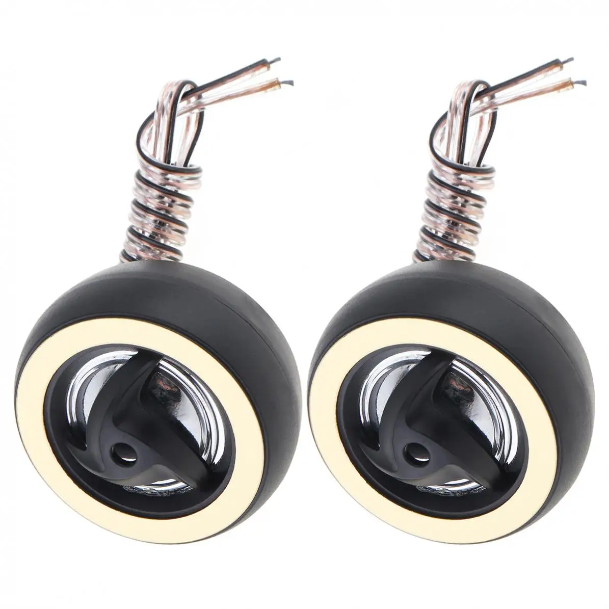 2pcs 150W 25mm High Efficiency Mini Dome Car Tweeter Speakers for Car Audio System