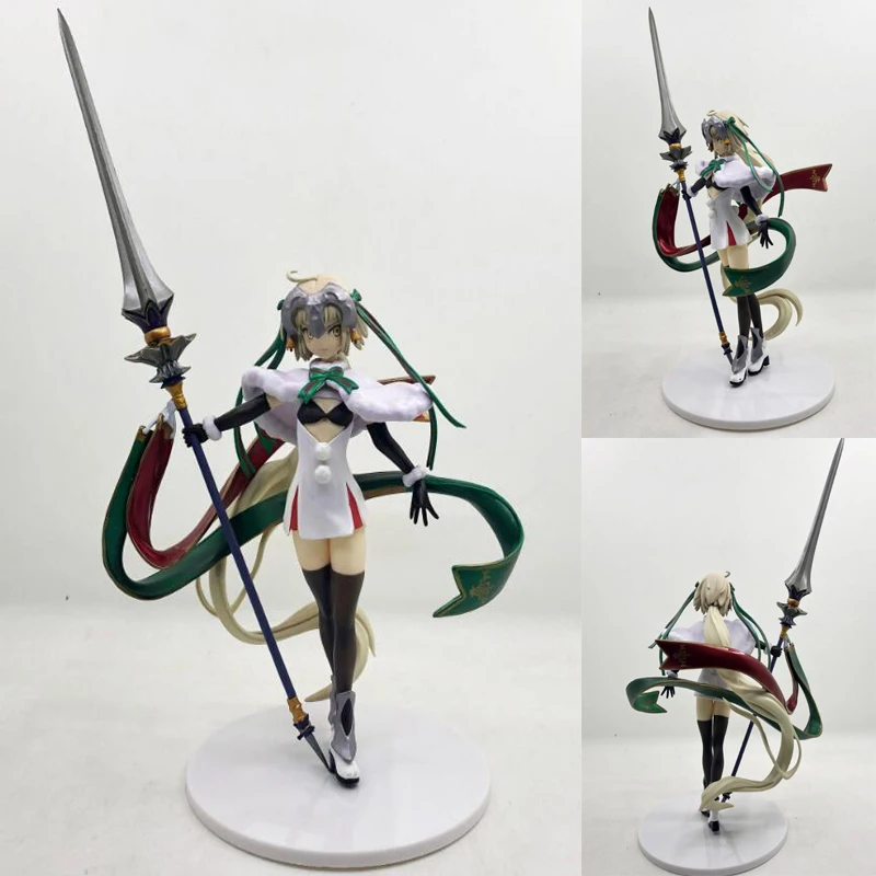 

Anime model figure Action Fate/Grand Order Saber lily Joan D Arc collectible doll toys kids gift RA350