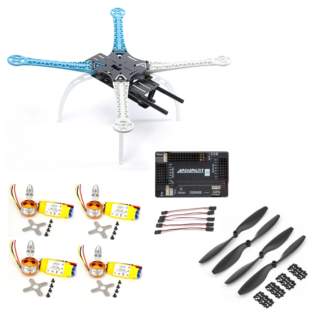 Радиоуправляемых Автомобилей HSP Модель S500 Quadcopter Кадров Вт/ В Apm2.6 контроллер полета команда xxd 2212 30А Радиоуправляемых Автомобилей HSP Модель S500 Quadcopter Кадров Вт/ В Apm2.6 контроллер полета команда xxd 2212 30А