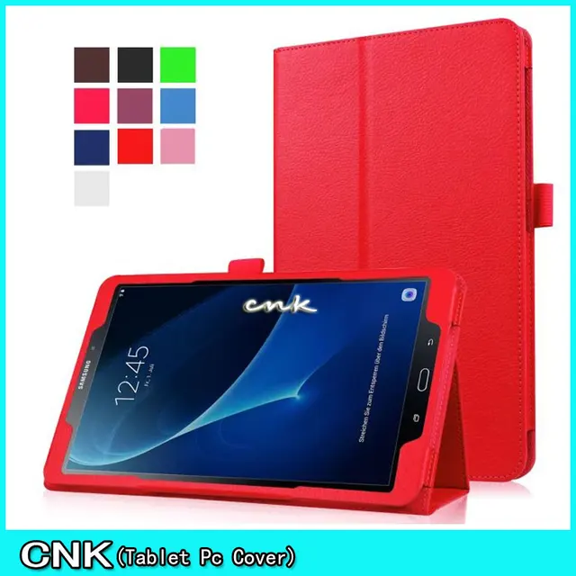 Cheap Smart Litchi Style PU Leather Stand Tablet Case For Samsung Galaxy Tab A 10.1 2016 T580 Case Flip Cover For Tab A LTE/Wifi T585 Cheap Smart Litchi Style PU Leather Stand Tablet Case For Samsung Galaxy Tab A 10.1 2016 T580 Case Flip Cover For Tab A LTE/Wifi T585