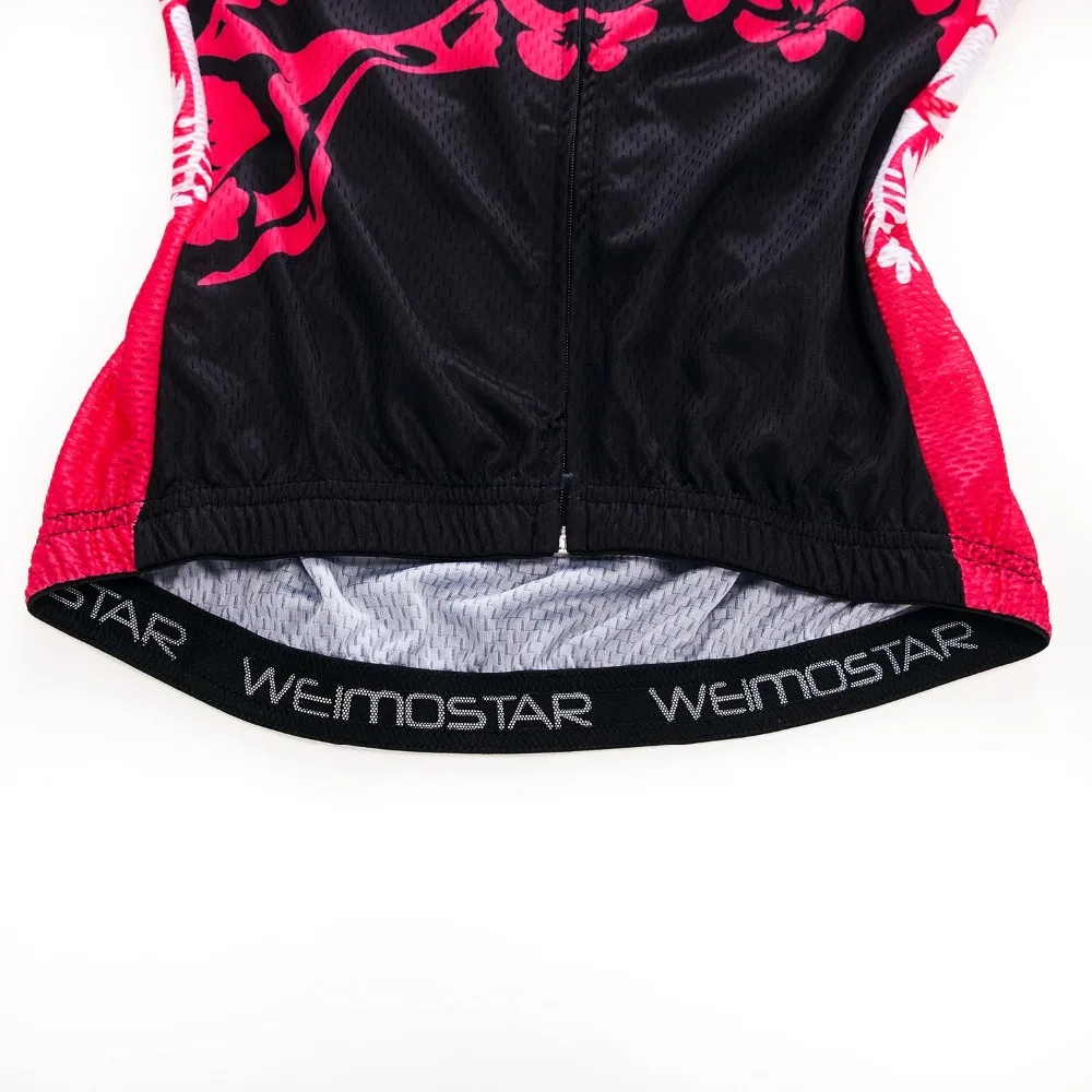 Weimostar полиэфирная Женская велосипедная майка с длинным рукавом, осенняя одежда для горного велосипеда, одежда с цветочным принтом для горного велосипеда, Джерси, куртка