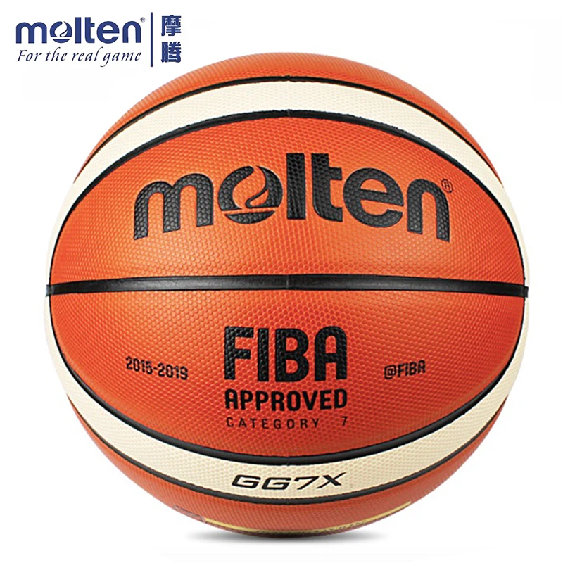 Molten FIBA High quality Basketball Size GG7X Needle Free With Net Bag 
