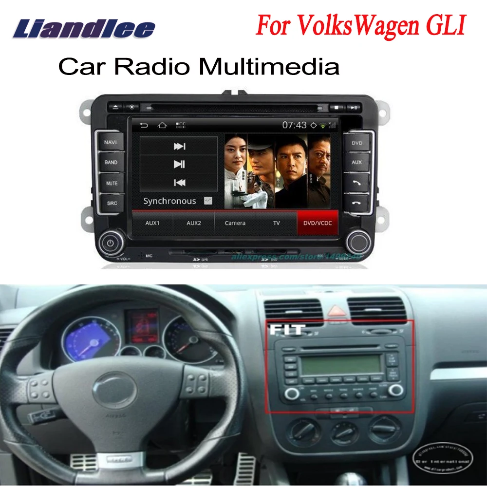 Cheap Liandlee For VolksWagen VW GLI 2005~2010 - Car Android GPS Navigation Radio TV DVD Player Audio Video Stereo Multimedia System 0