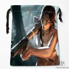 Пользовательские печати lara_croft_tomb_ Drawstring хозяйственные сумки дорожный мешочек для хранения сумка для плавания, походов, Игрушек Унисекс мульти Size18-12-31-46