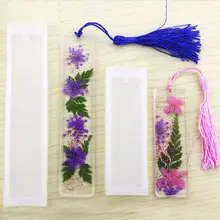 2 шт./компл. прямоугольная силиконовая Закладка для книги пресс-формы "сделай сам" форма для изготовления ювелирных изделий сушенный цветочный ремесла Инструменты подарки милые канцелярские принадлежности