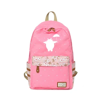 

Children's Day Gift Totoro Backpack Kindergarten Bags Travel point Kawaii Anime Bags Japanese Cartoon High Quality Backpacks