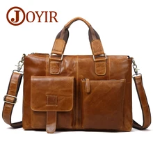 JOYIR Genuine Leather Men Bag Messenger Bag Briefcase Men Laptop Bag Leather Office Shoulder Bags For Men Leather Handbag Male JOYIR Genuine Leather Men Bag Messenger Bag Briefcase Men Laptop Bag Leather Office Shoulder Bags For Men Leather Handbag Male