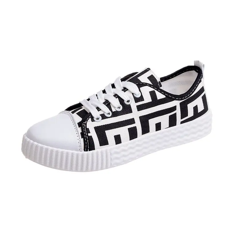 

LAIBEITAI Women Sneakers canvas spring sports shoes lady outdoor running footwear teenage sneakers school