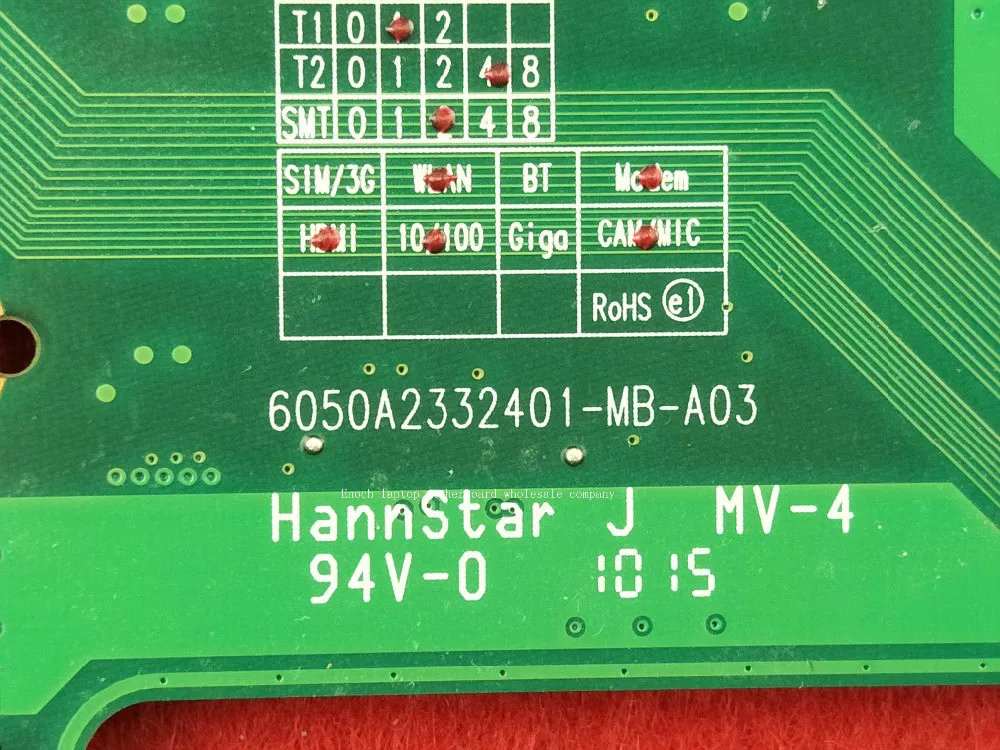 V000218010 для toshiba satellite L655 L650 материнская плата 6050A2332401-MB-A03 с интерфейсом HDMI, intel HD материнская плата работает идеально