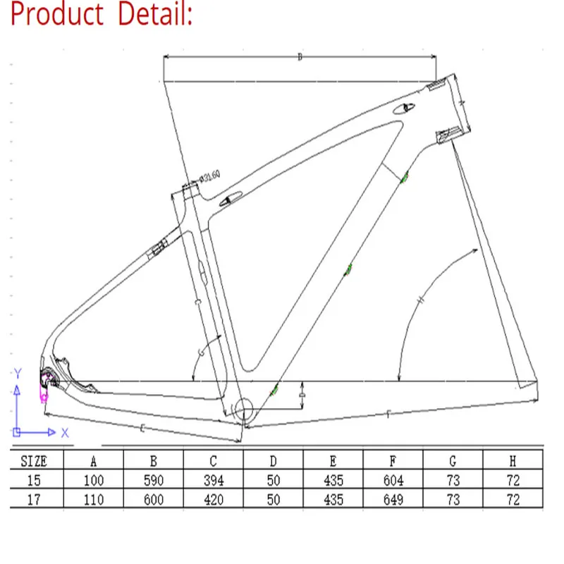 Cheap EARRELL in stock fulL  Carbon MTB Frame 15/17*26/27.5/29er Carbon Mountain Bike Frame BSA frame free shipping 0