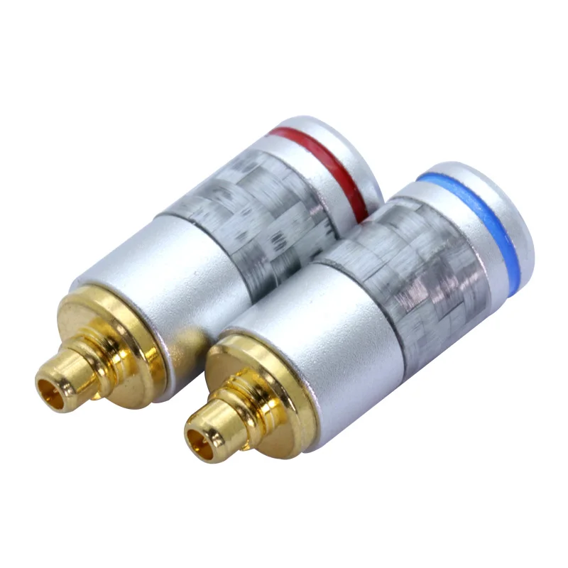 4 шт./2 пары наушников адаптер DIY контактный удлинитель для ЖК-экрана кабель припой провода разъем аудио разъем для MMCX UE900 SE535 SE215 W10 W20 W30 - Цвет: Silver pair