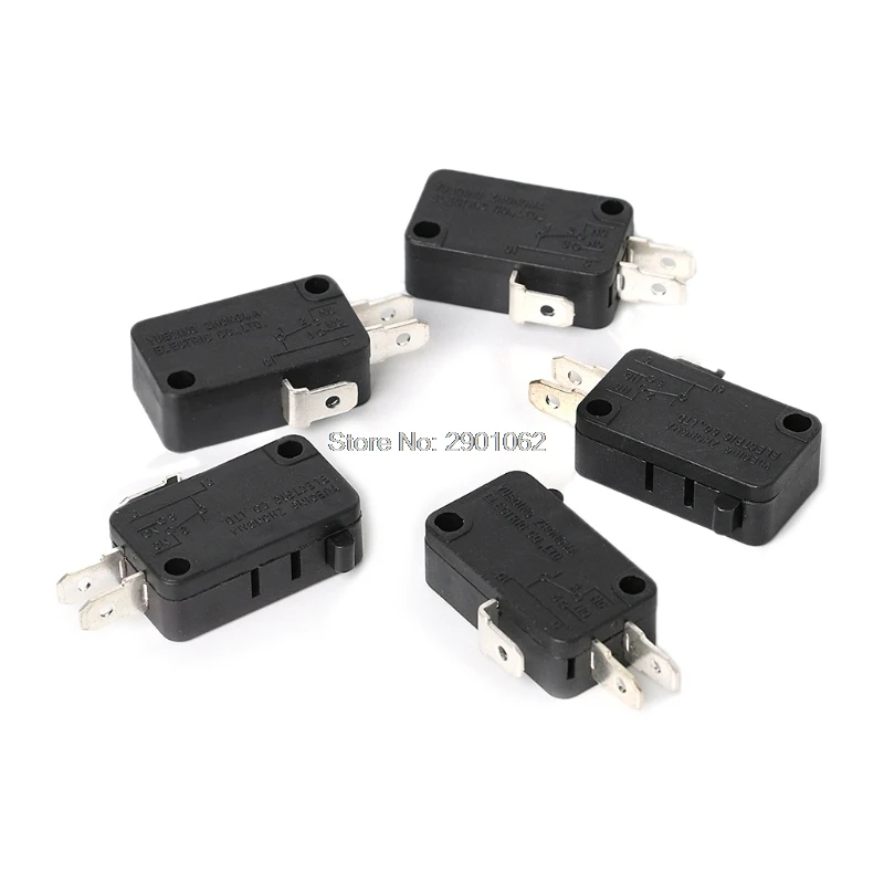 

5Pcs 16A 250VAC 0.3A 250VAC Switches Srew Connector Actuator Limit Micro Switch J11 Drop shipping