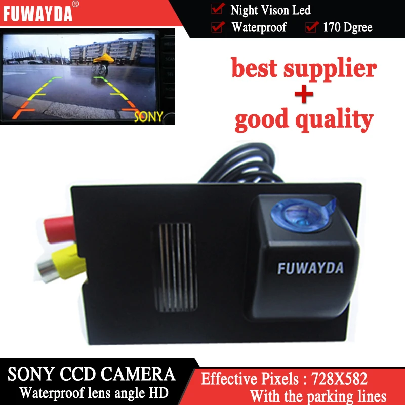 

FUWAYDA SONY CCD CAR REAR VIEW REVERSE Mirror Image CAMERA FOR LAND ROVER FREELANDER/ DISCOVERY 34/ RANGE ROVER With Guide Line
