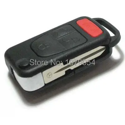 Mercedes Benz 3 1 button flip Key Case shell With HU39 Key Blade key Blanks(2).jpg