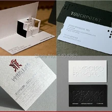 Специальная бумага цвета rwo стороны, изысканная печать визитных карточек 500 шт/Партия Дизайн anf № 1000