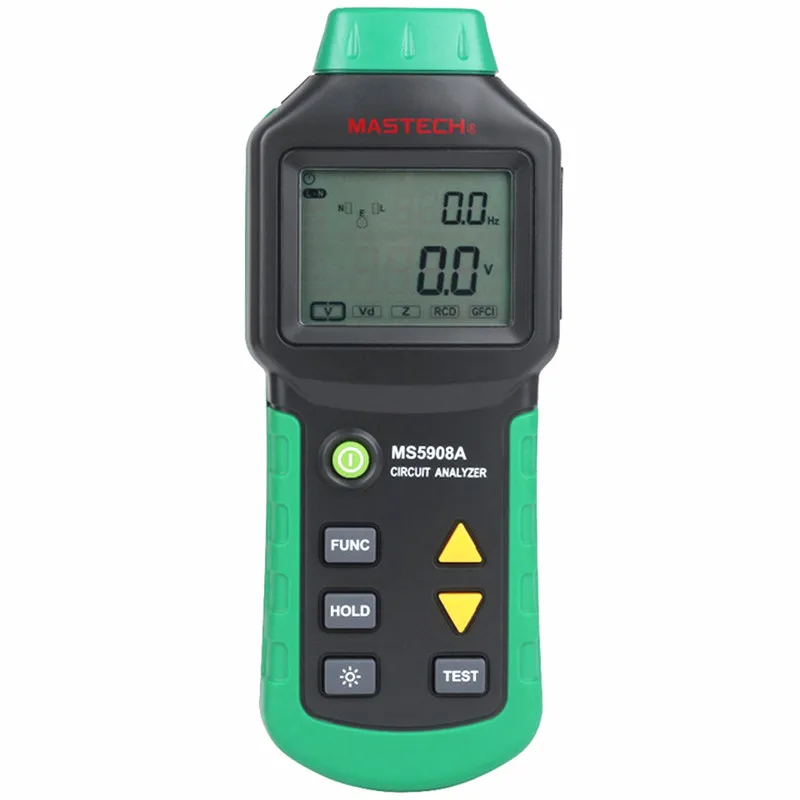 

MS5908 RMS Circuit Analyzer Tester Compared w/ IDEAL Sure Test Socket Tester 61-164CN 110V or 220V