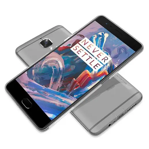 Чехол из ПВХ для OnePlus 3 / 3T чехол Обложка 5 дюймов прозрачный мягкий телефона A3000 One