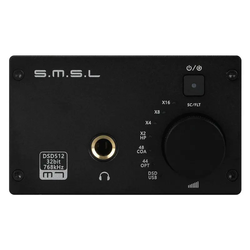 Новый SMSL M7 AK4452 * 2 32Bit/768 кГц DSD512 Hifi аудио USB ЦАП с усилителем XMOS LM4562 TPA6120A2 выход на