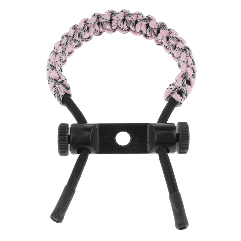 Bow Archery Wrist Sling Paracord Cord Survival Hunting Shooting Wrist Strap Compound Bow Wrist Sling Archery Wrist Sling