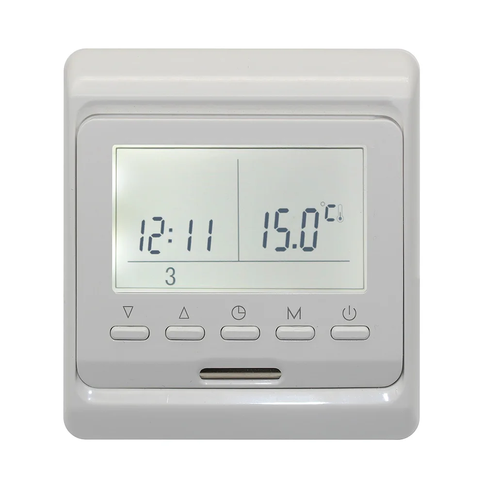 With heating sensor Programmable thermostat Electric Digital Floor