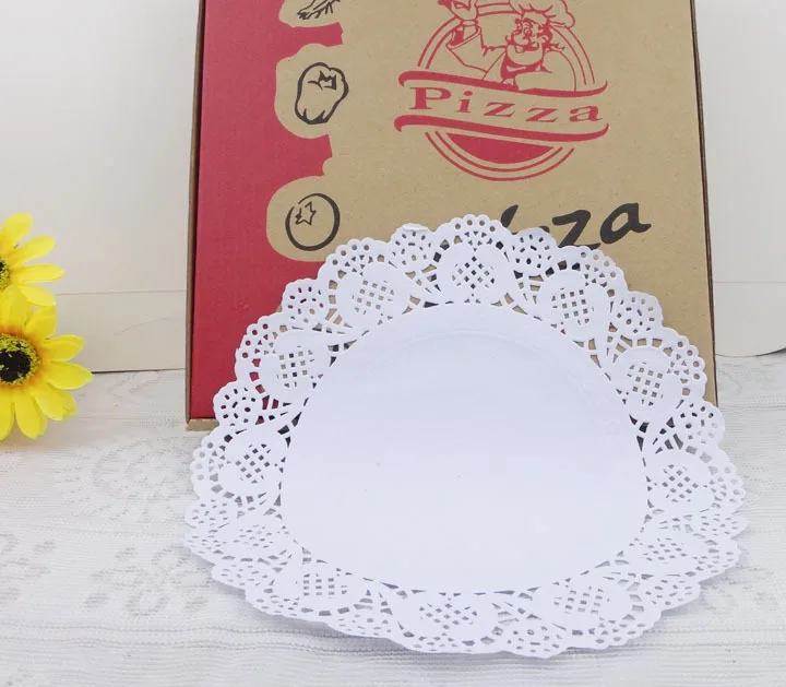 Image 200pc(6inch) White Paper Lace Doilies Placemat Craft Doyleys Wedding Christmas Tableware Decoration Free Shipping