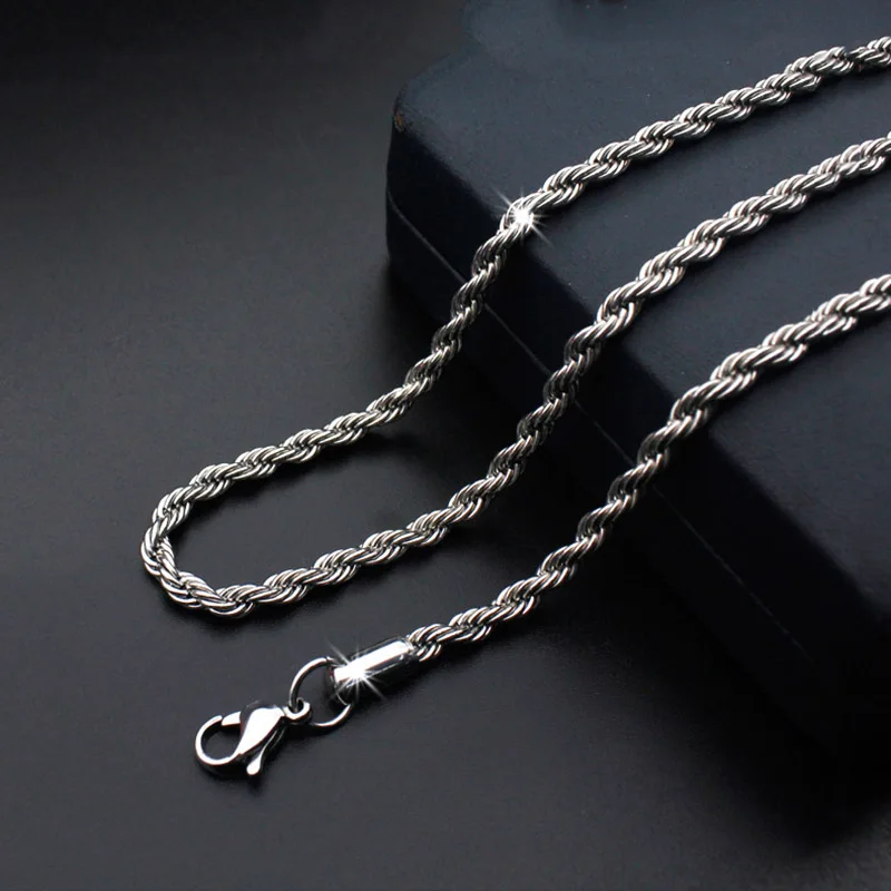 Fashion Silver//Gold Wholesale Stainless Steel Rolo Oval Chain Necklace 16/"-28/"