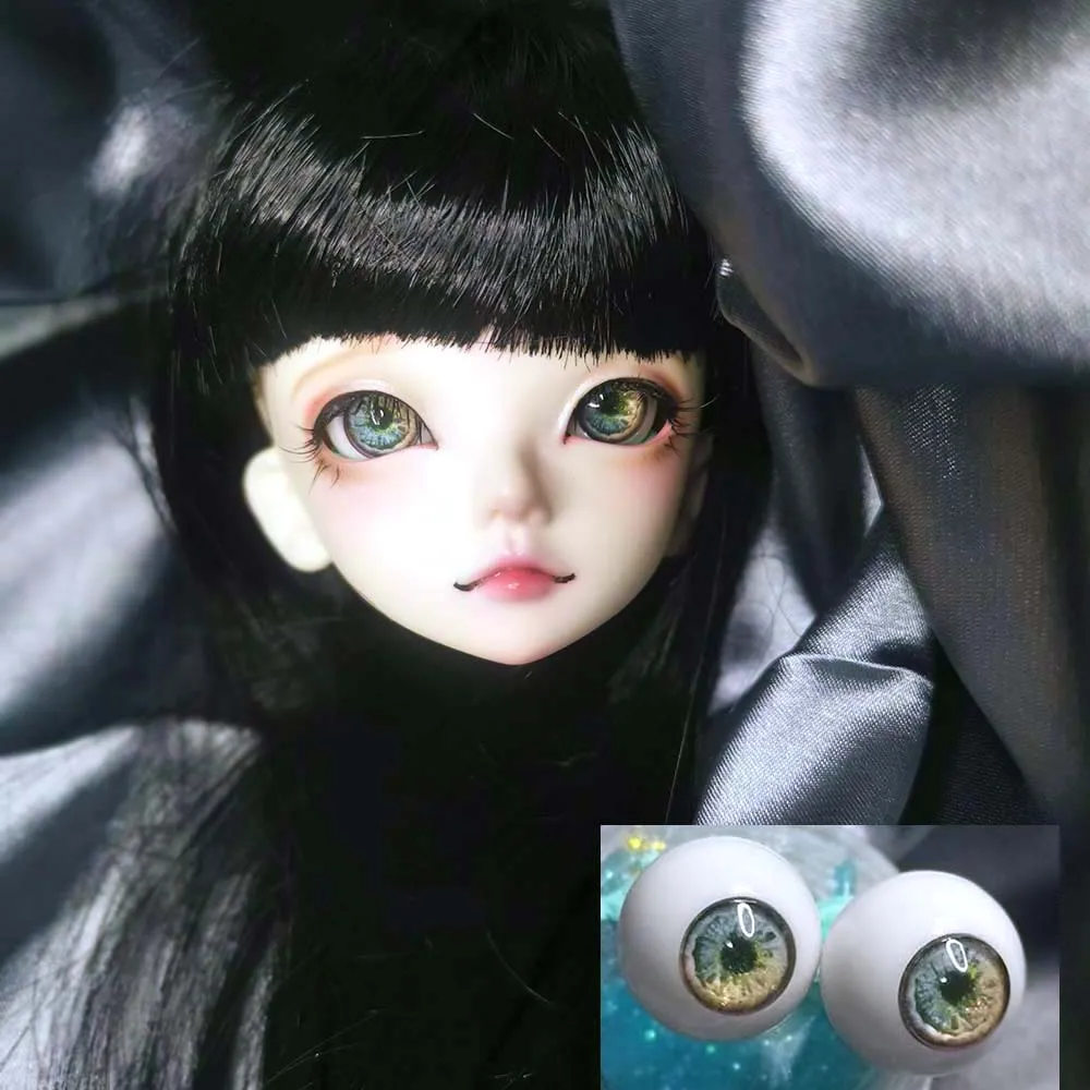 Темно-розовый цветок глаз bjd глаза 1/4 1/3 1/6 1/8 девушка мальчик BJD/SD MSD круглые пластиковые BJD куклы аксессуары bjd 1/12 14 16 18 мм