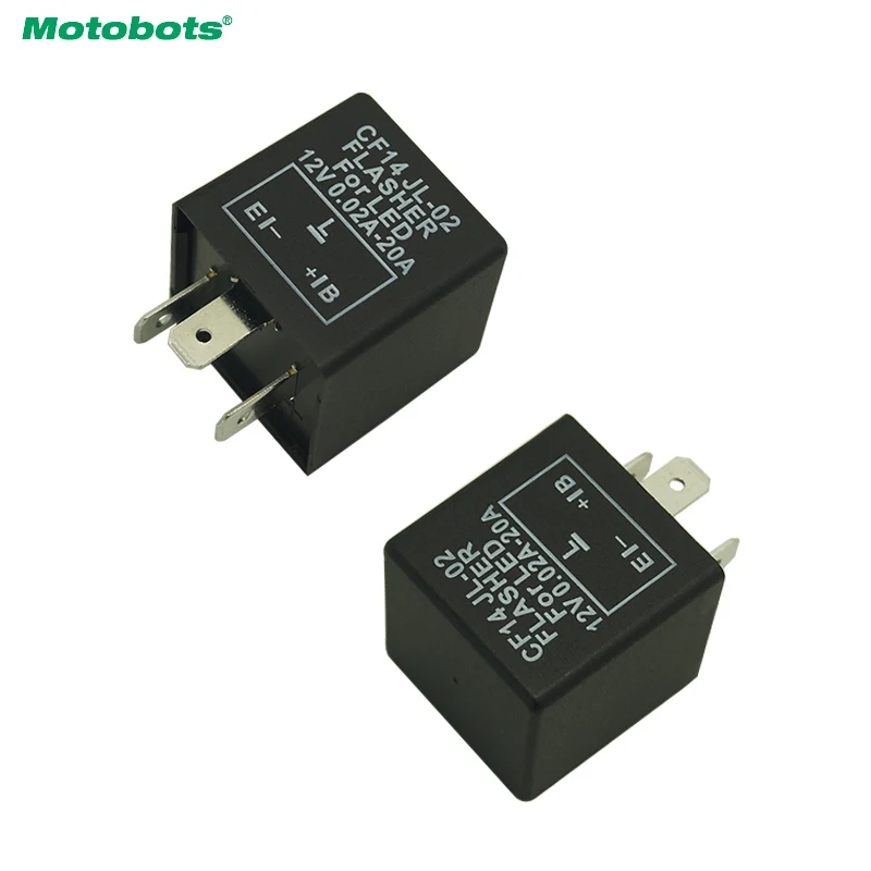 10Pcs CF14 Flasher Relay Fix LED/SMD Fast Indicator BlinkerDecoder