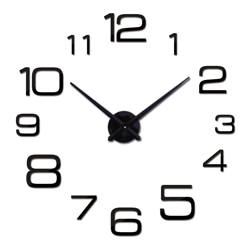 Настенные Часы 3d Акриловое Зеркало Часы Reloj Де сравнению Кварцевые Часы Horloge Главная Гостиная Современные Стены Diy наклейки