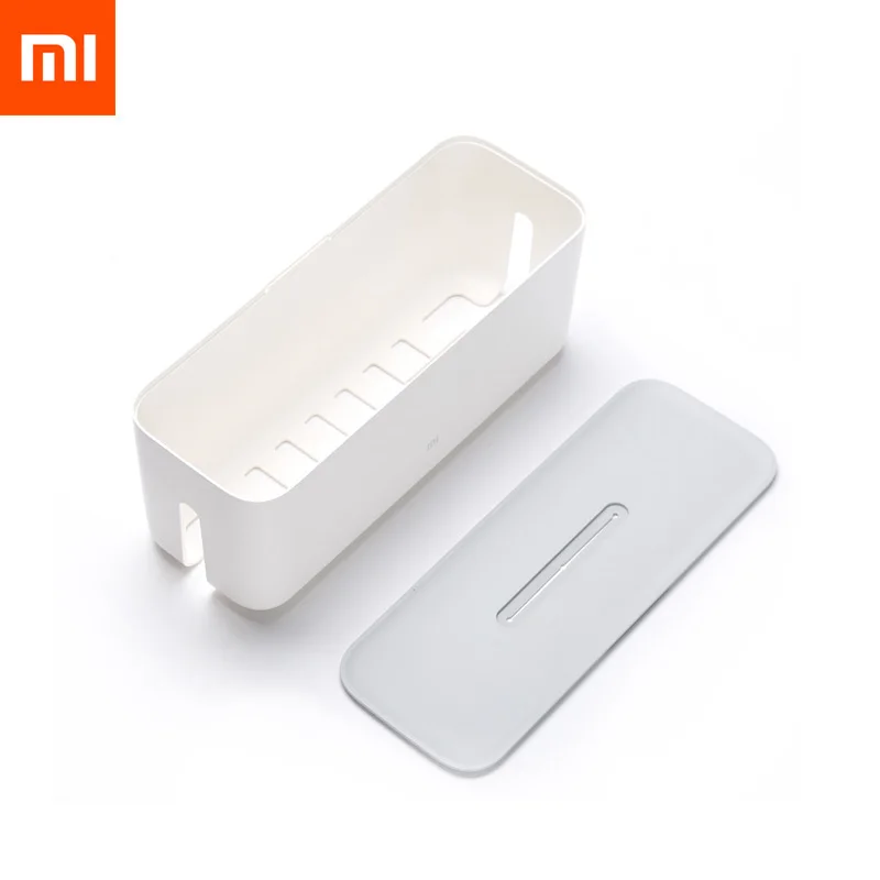 

Original Xiaomi Power Strip Storage Box Mi Socket Plug Container Wire Cable Storage for Desktop Organize Case