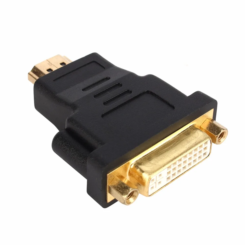 

HDMI Male To DVI DVI-I 24+5 Female Adapter Conveter for Graphic Card Video Player New HDMI Conveter Adapter