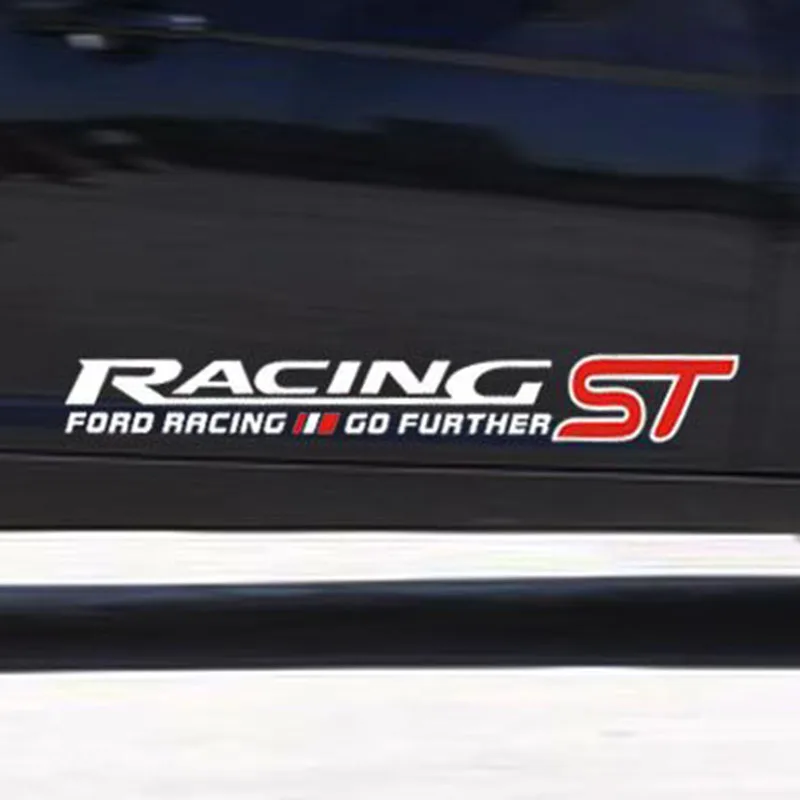 1 пара виниловых наклеек ST RACING Car Styling линия талии дверь рестайлинг автомобиля 50*8