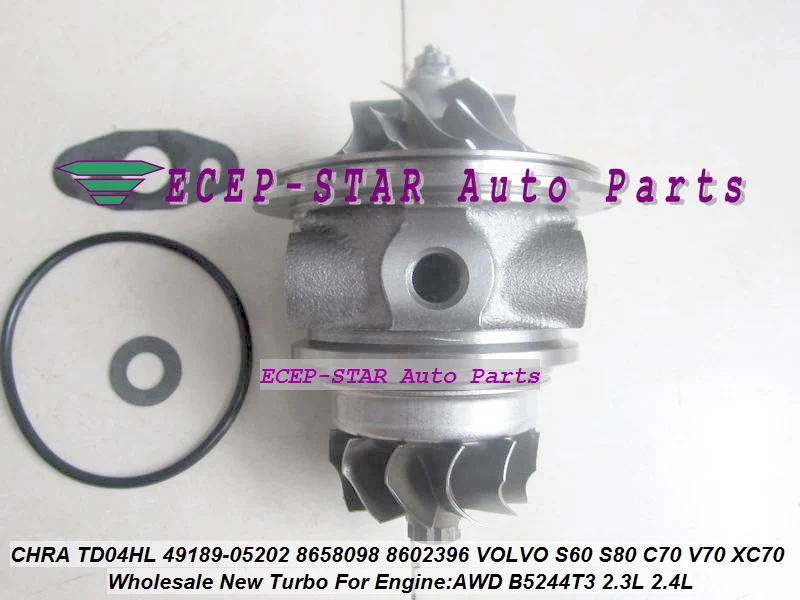 Turbo Cartridge CHRA TD04HL TD04HL 49189-05202 8658098 8602396 49189 05202 For VOLVO S60 S80 C70 V70 XC70 AWD B5244T3 2.3L 2.4L