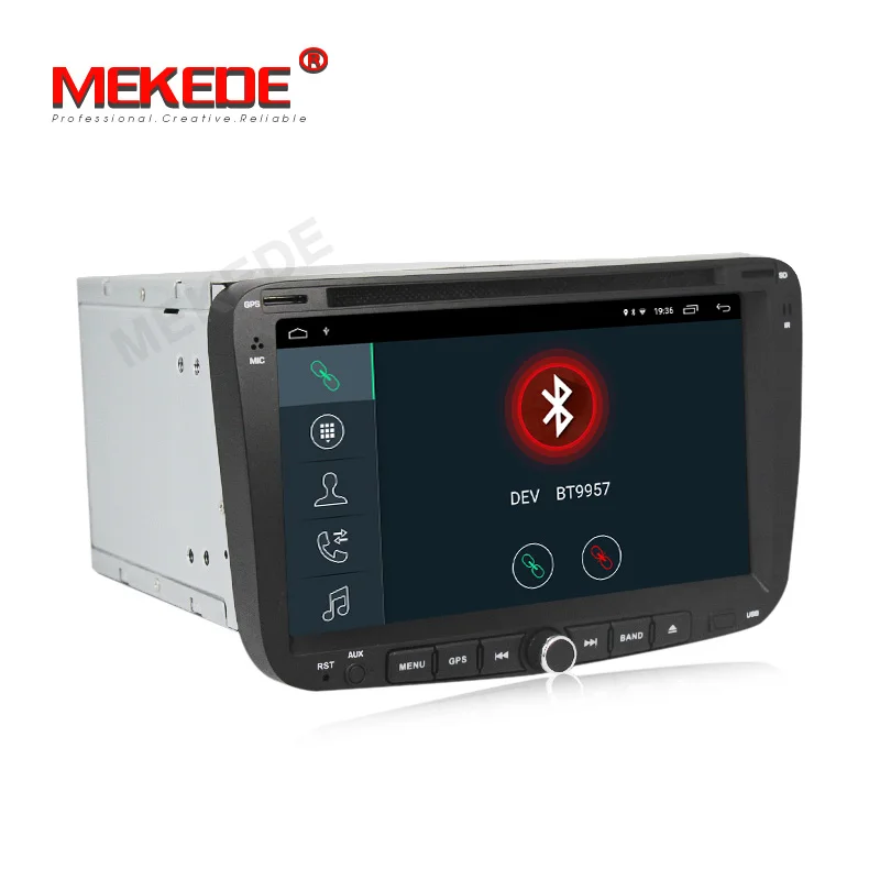 Clearance MEKEDE 1024*600 Capacitive screen Android 9.1 2+32G System car gps navigator dvd for Geely Emgrand EC7 with free 16G map card 3