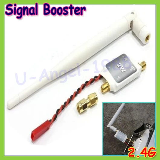 

Wholesale 1pcs 2.4G Extend Range Set Signal Booster Expansion Device For DJI Phantom Vision FPV Free shipping