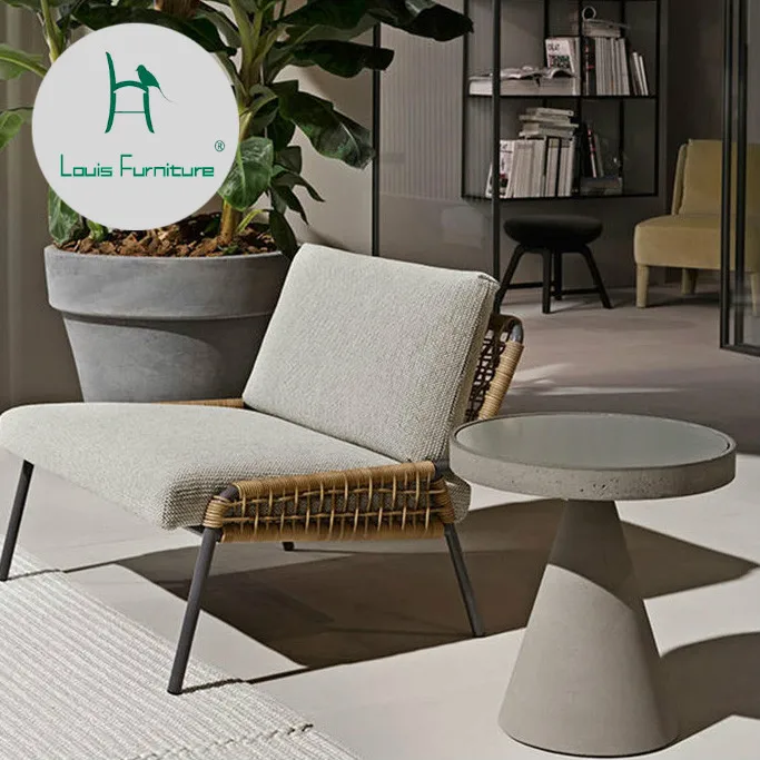 Садовые диваны Louis Fashion уличное кресло тростник Les Loges Du Park гостиничный столик для