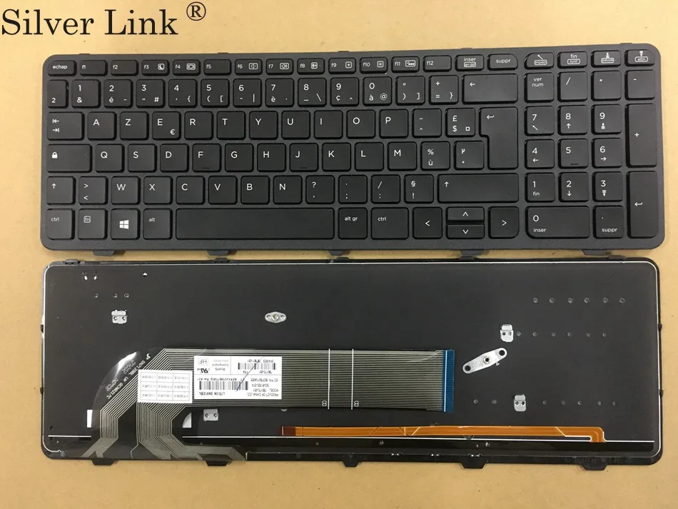 Новый FR Французский Клавиатура с подсветкой для HP ProBook 450 g0 450 G1 455 G1 470 G2 787801-051 ноутбука клавиатура azerty макет-1