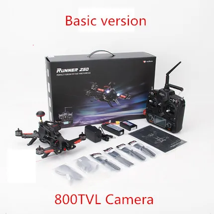 Walkera Runner 250 PRO gps Racer quadcopter drone с камерой 800TVL/OSD/gps/DEVO 7 transmtter RTF - Цвет: Basic version