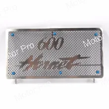 Para Honda CB600 Hornet 1998 1999 2000 2001 2002 Grade Do Radiador Refrigerador de Grelha de Protecção Guarda Capa de Prata Motocicleta CB600