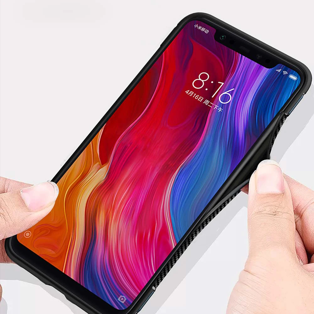 Защитный чехол OTAO для Xiaomi 8 SE 6 6X противоударный с магнитной застежкой Redmi Note 5