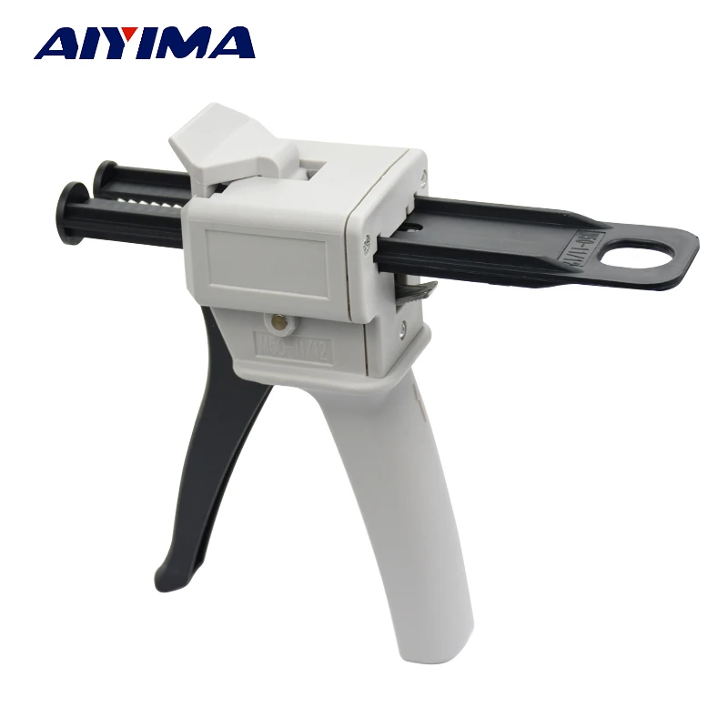 

1Pcs 50ML Manual Syringe Gun Dispenser Two Component Glue Gun 1:1/2:1 General AB Glue Gun