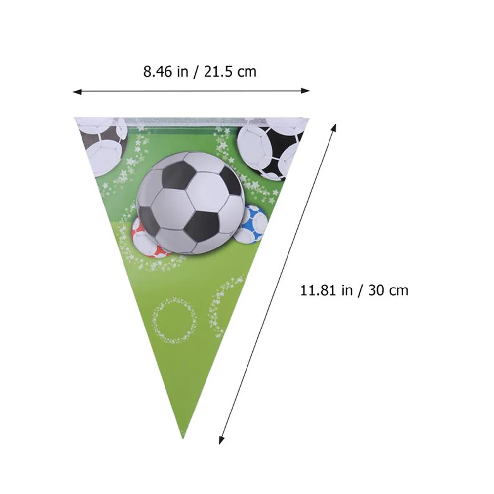 2019 новые футбольные украшения для вечеринки в честь Дня рождения поставки спортивные футбольные флаги тема баннеры гирлянда набор