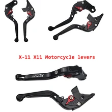 Тормозные рычаги сцепления для HONDA X-11 X11 1999-2002 регулируемые складные выдвижные рычаги для мотоциклов