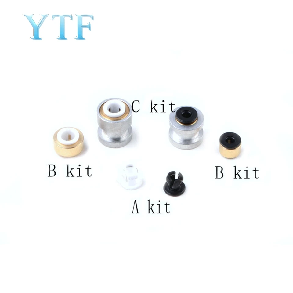 

3D printer Parts Accessories Pneumatic Fittings Titan Buckle Metal Head Plastic Fast Insert PTFE Tube Connector