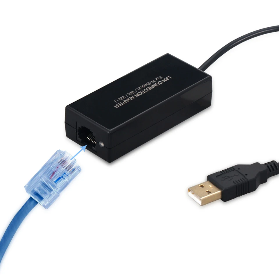 For Nintendo Switch-Wii U Lan Connection Adapter-5