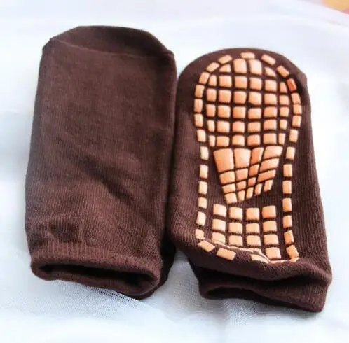 20 пар/упак.! Домашние мужские и женские носки для батута, противоскользящие носки с резиновой подошвой из ПВХ, хлопок, эластичная Защита ног - Цвет: 6