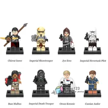 100 шт./лот chirrut îmwe имперский солдат Imperial Death Troope бейз Мальбус Кассиан Андор Строительная кубики, детские игрушки
