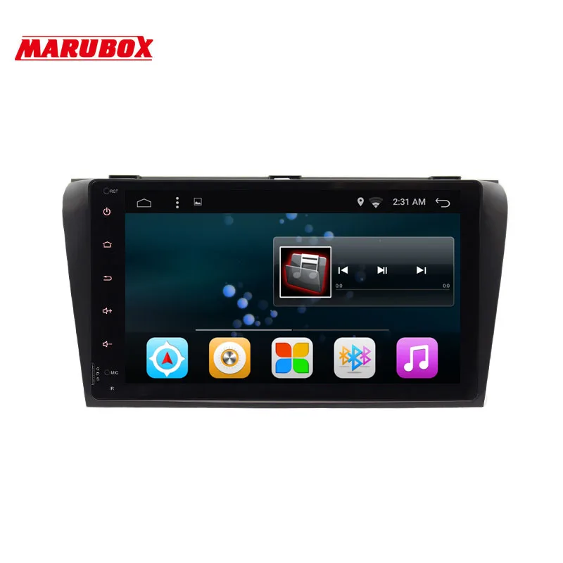 

Marubox 9A701A4 Car Multimedia Player For MAZDA3 2003-2009 Android 7.1 Quad Core 9" Navigation Radio Steering wheel BT WiFi