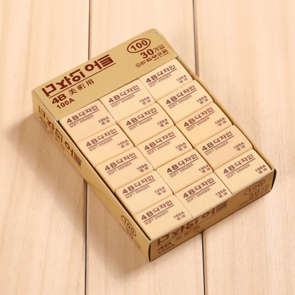 4B pencil eraser Art painting stationery,Office drawing eraserin Eraser from Office & School